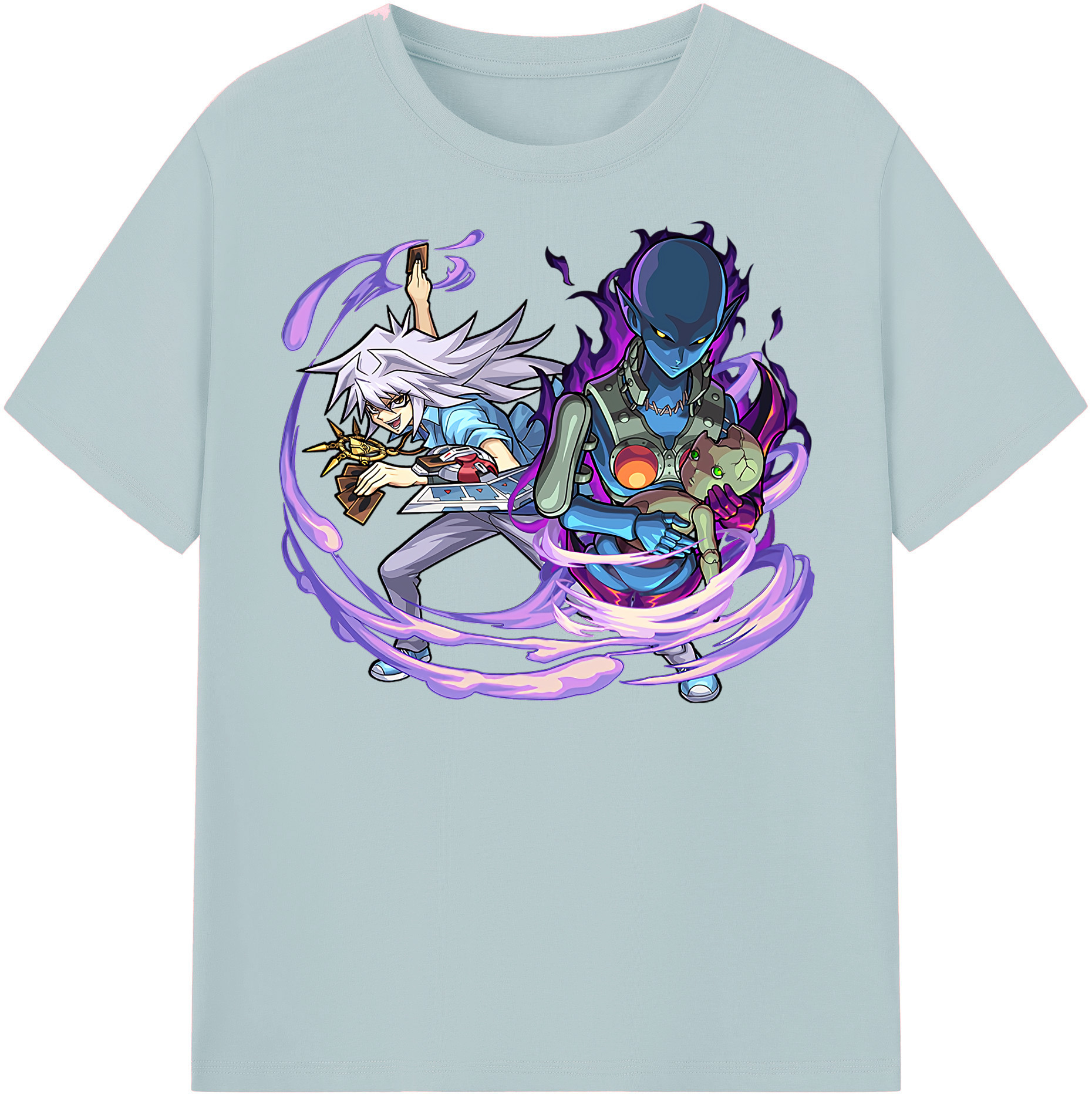 （画像用） 遊☆戯☆王 Yu-Gi-Oh! 綿100％半袖Tシャツ（フロントプリント）